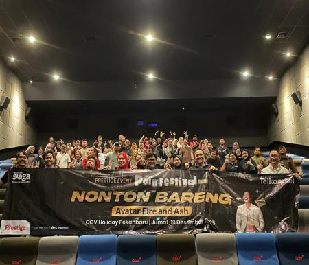 Nobar Hepi di Pekanbaru, Pelanggan Prestige Telkomsel Bisa Nonton Gratis dengan Tukar Poin